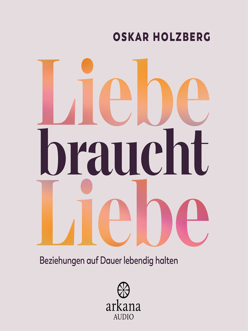 Titeldetails für Liebe braucht Liebe nach Oskar Holzberg - Verfügbar